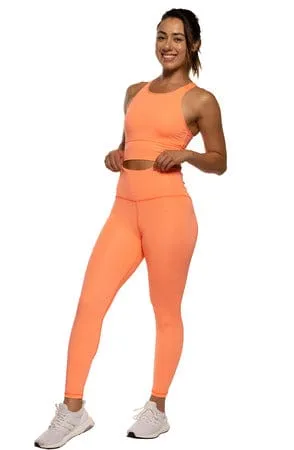 Maya 7/8 Leggings - Papaya