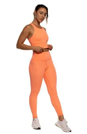 Maya 7/8 Leggings - Papaya