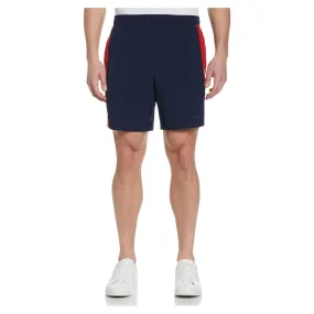 Men`s Blocked Pull-On Tennis Short Peacoat