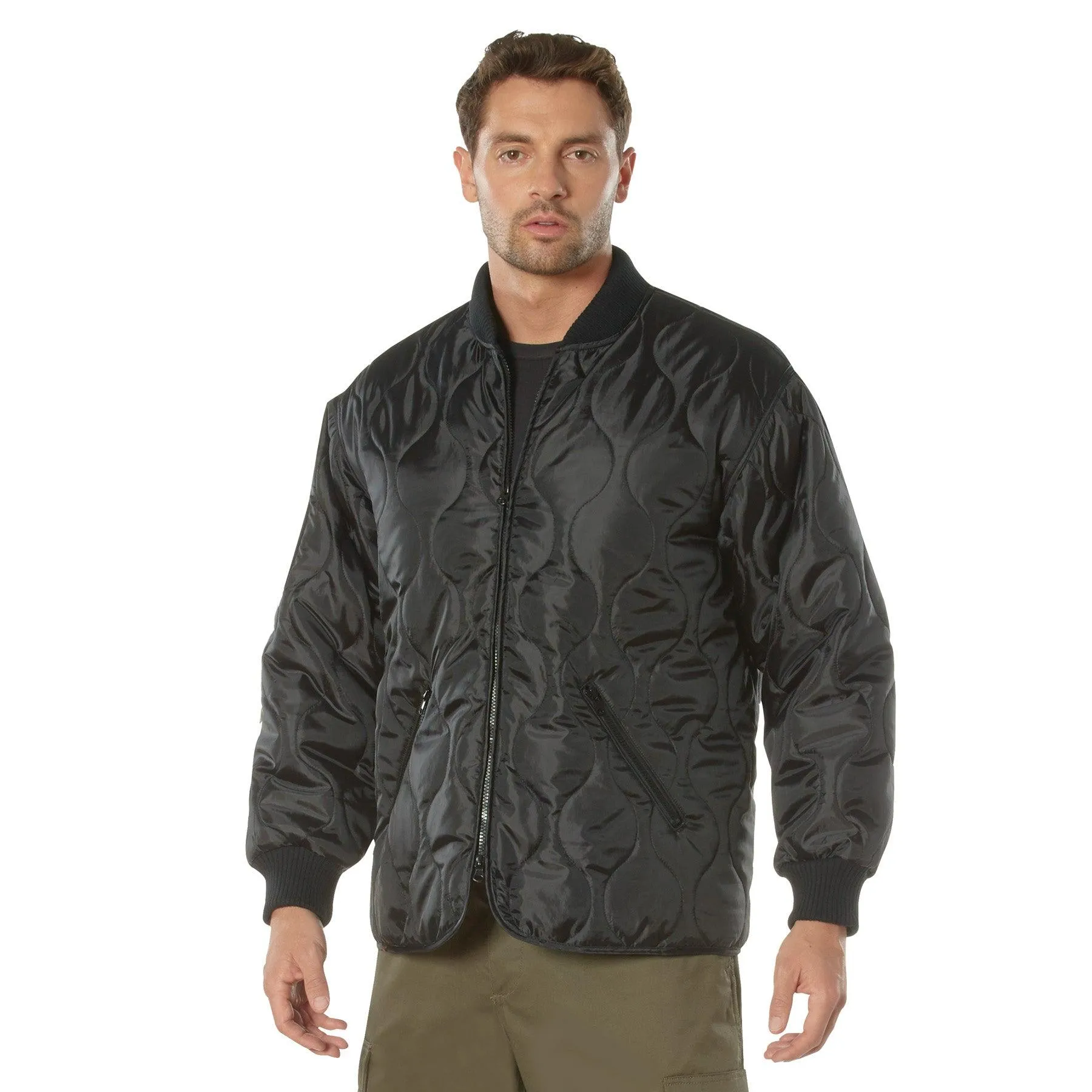 Mens Concealed Carry Quilted Woobie Jacket by Rothco