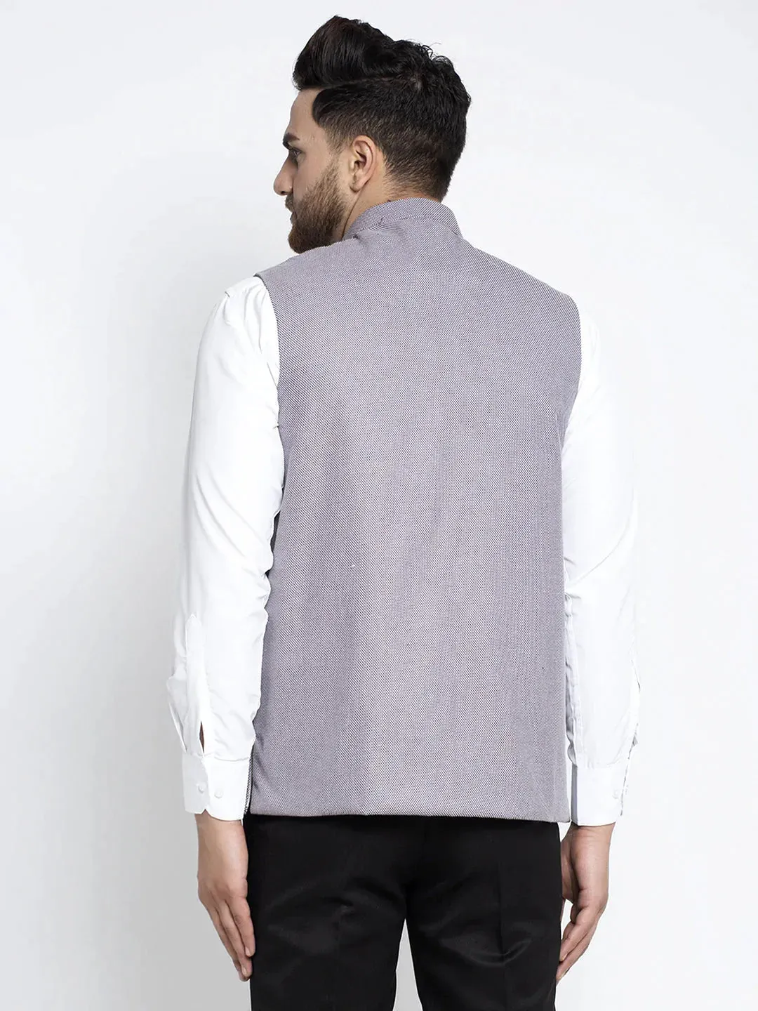 Men'S Purple Nehru Jacket