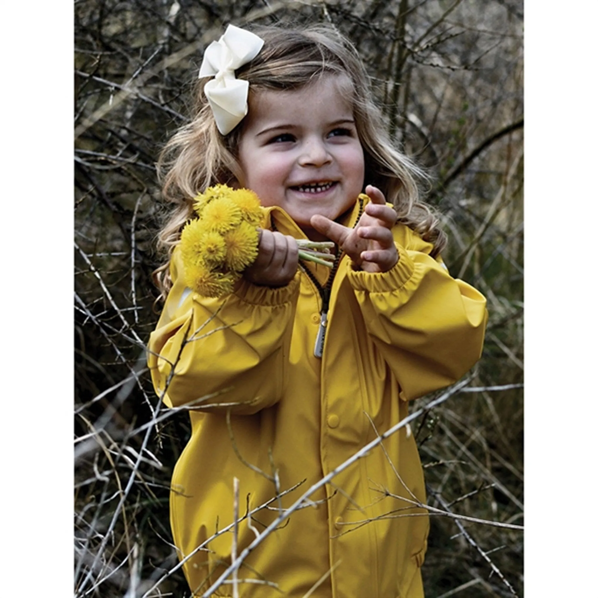 Mikk-Line Rainwear Jacket And Pants Sunflower