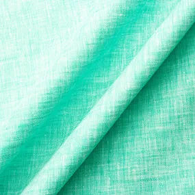 Mint & White Two-Tone Handkerchief Linen