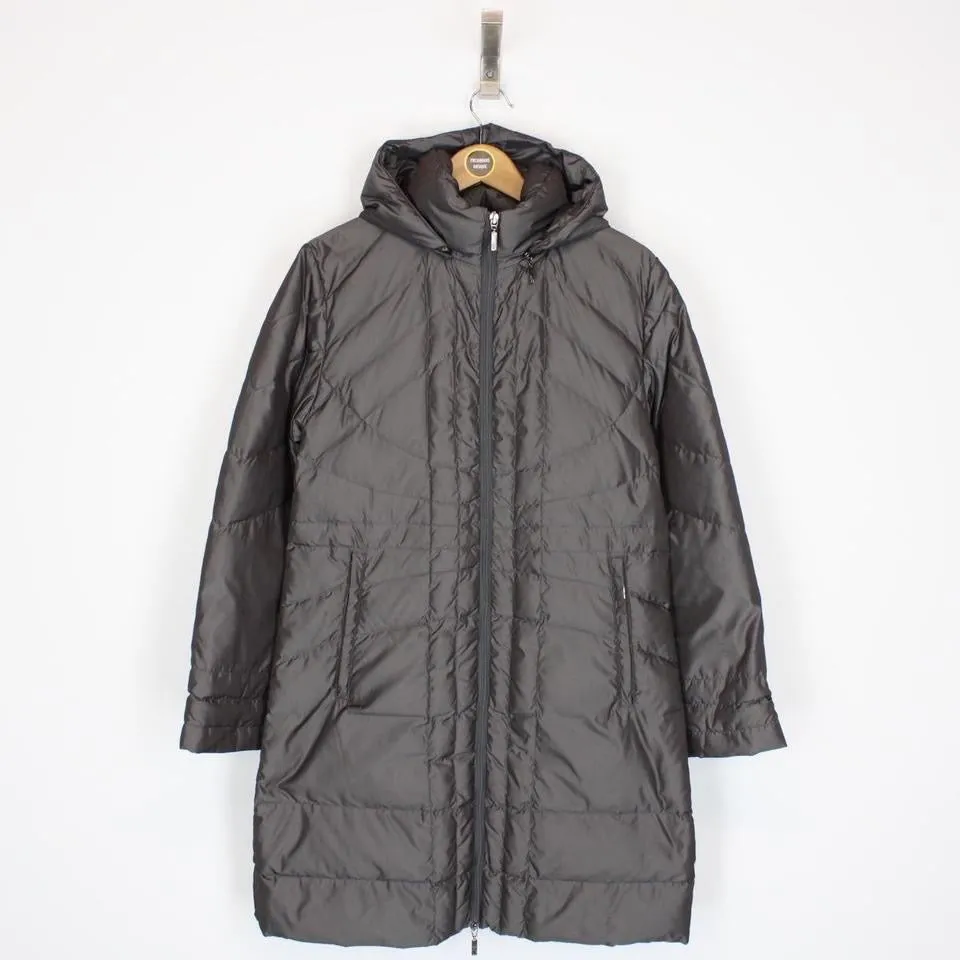 Moncler Long Down Coat Small