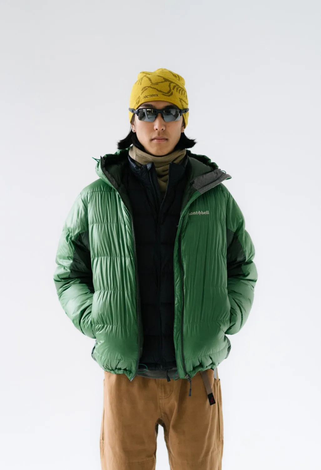 Montbell Men's Alpine Down Parka Jacket - Evergreen / Dark