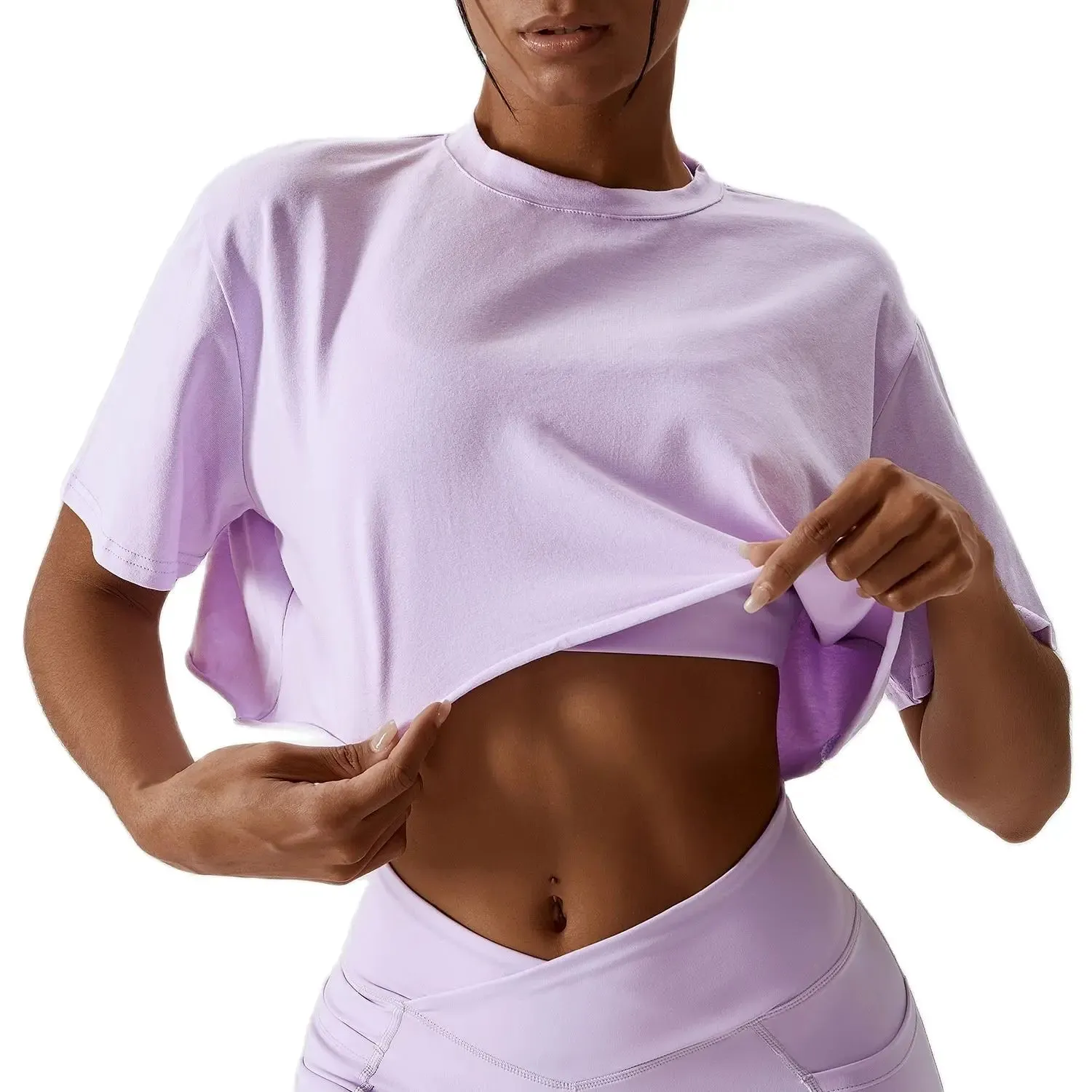 NCLAGEN Short Sleeve Crop Top