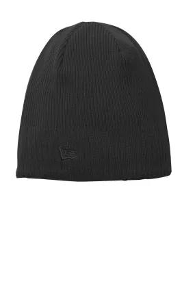 New Era Knit Branded Beanies, Black