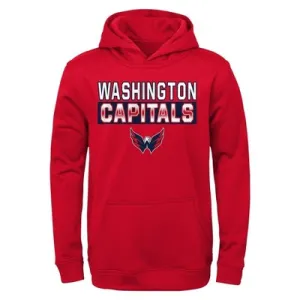 NHL Washington Capitals Boys' Poly Fleece Hooded Sweatshirt - XS