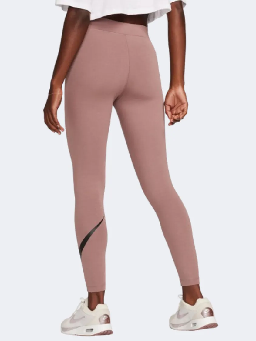 Nike Classics Women Lifestyle Tight Smokey Mauve/Black