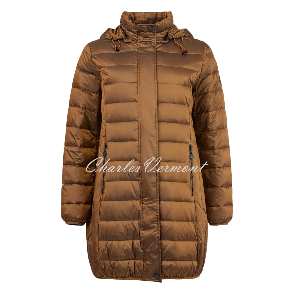 Normann Padded Coat - Style 8323-410-18 (Russet Brown)