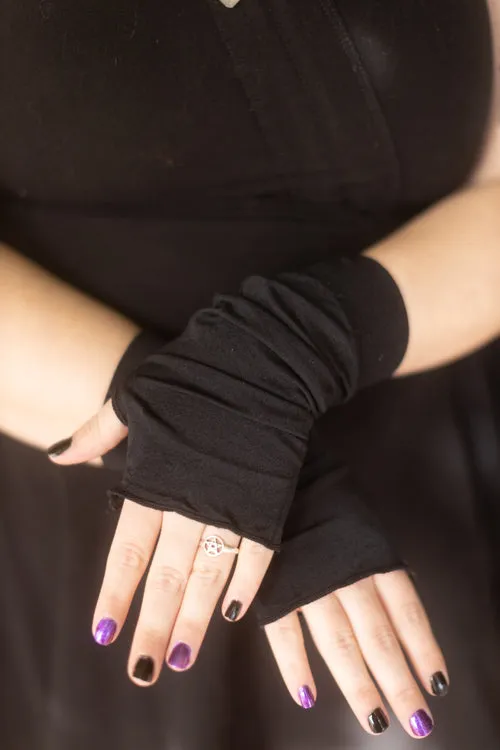 Opaque Nylon Arm Warmers