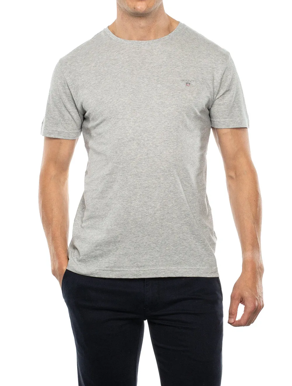 Original T-Shirt Light Grey Melange