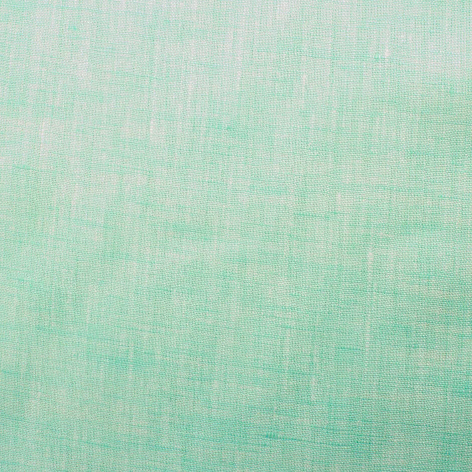 Pale Mint & White Two-Tone Handkerchief Linen