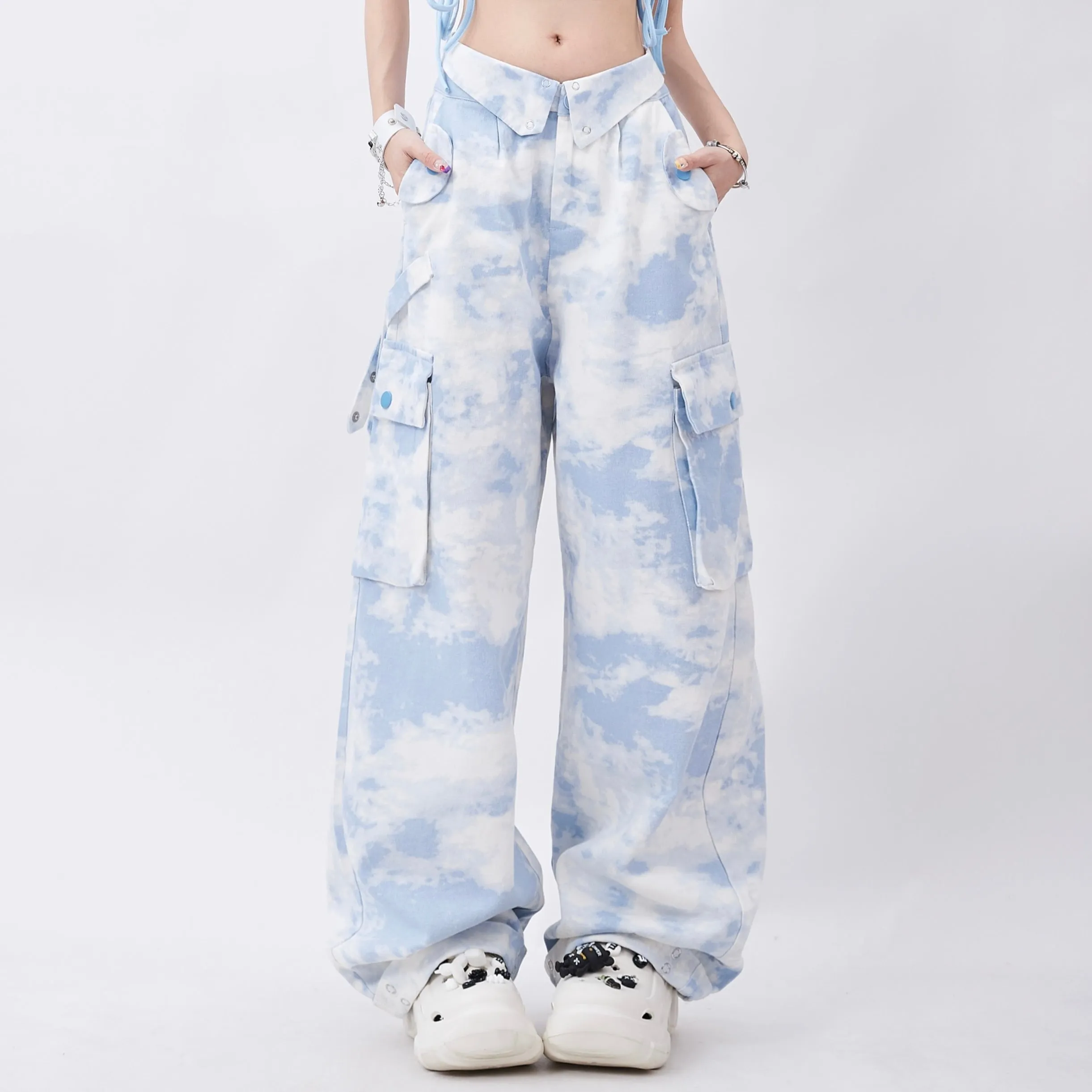 Pastel Camouflage Cargo Pants