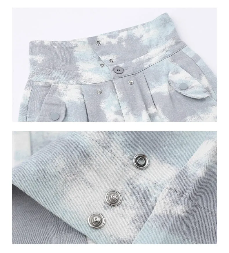 Pastel Camouflage Cargo Pants