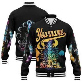 Personalized Yoga-Theme Jackets, Custom Zen-Inspired Jackets, Unique Prints for Inner Peace Jackets