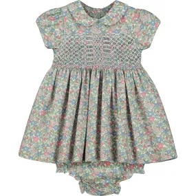 Piccadilly Floral Smocked Dress (12/18M)