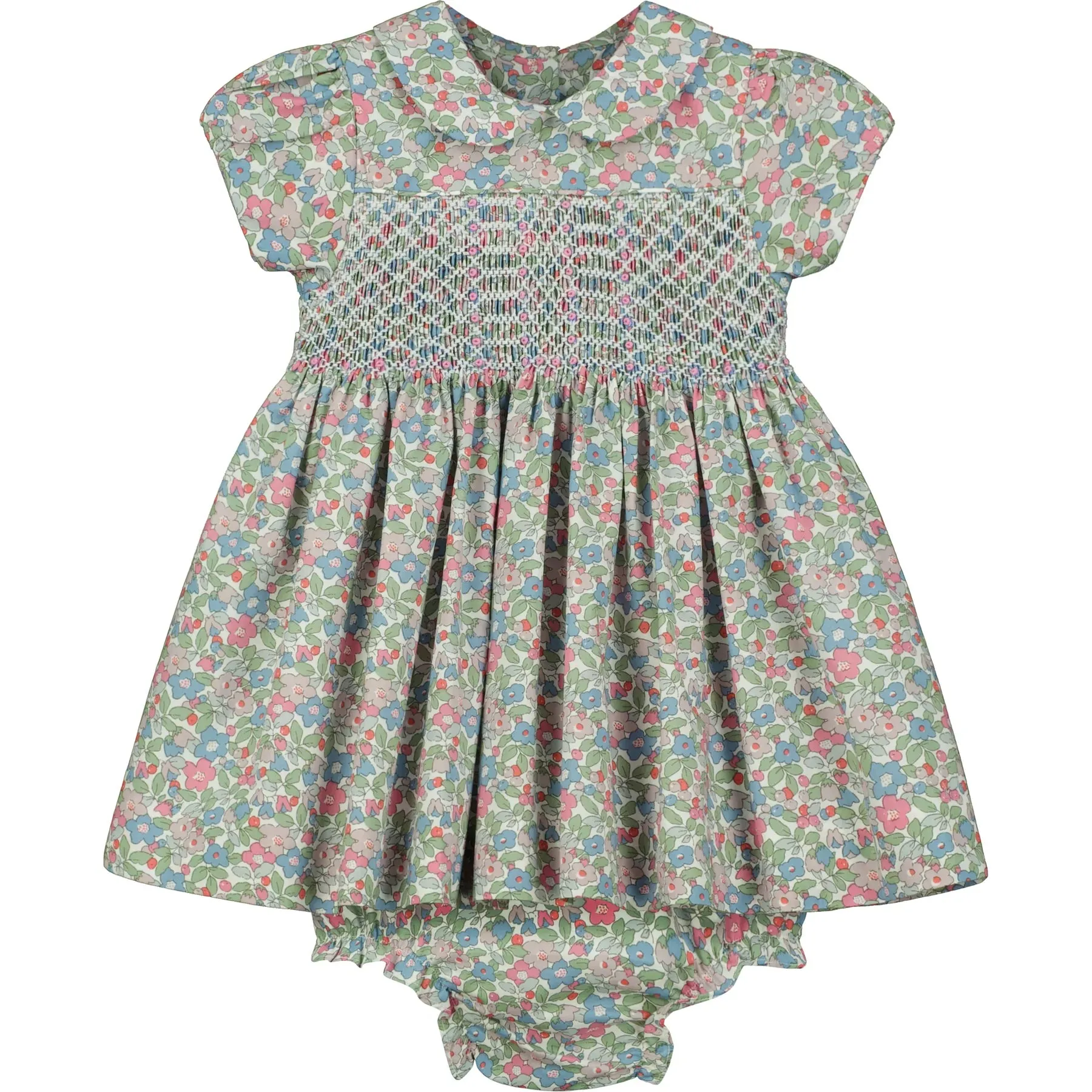 Piccadilly Floral Smocked Dress (12/18M)