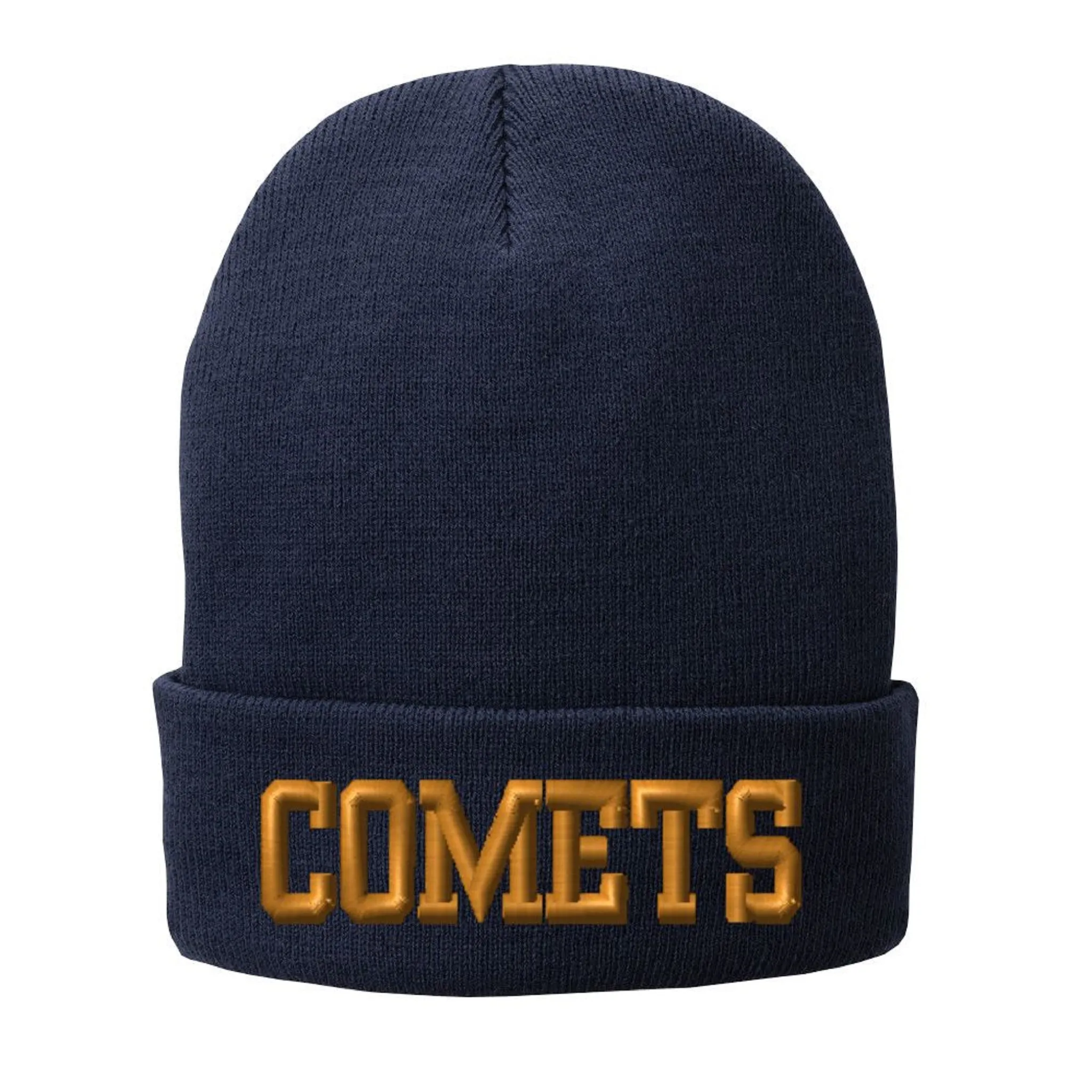 PMJC Solid Navy Cuff Beanie