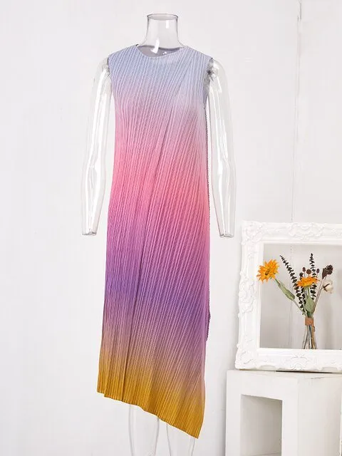 Pre Order:  Gradient Pleated Dress