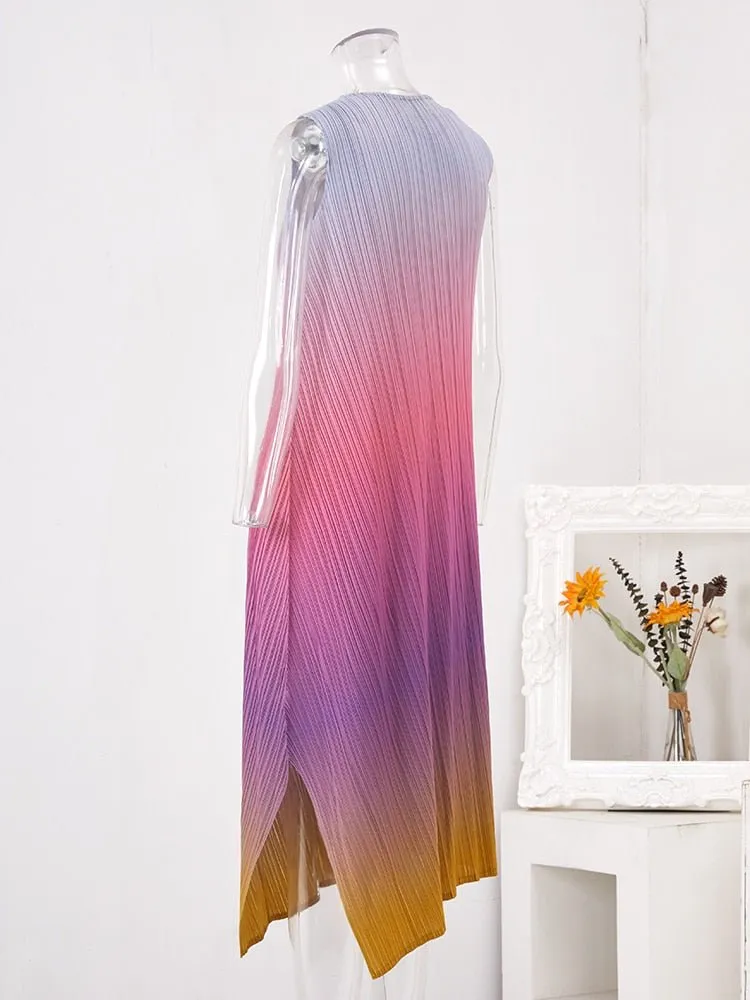 Pre Order:  Gradient Pleated Dress