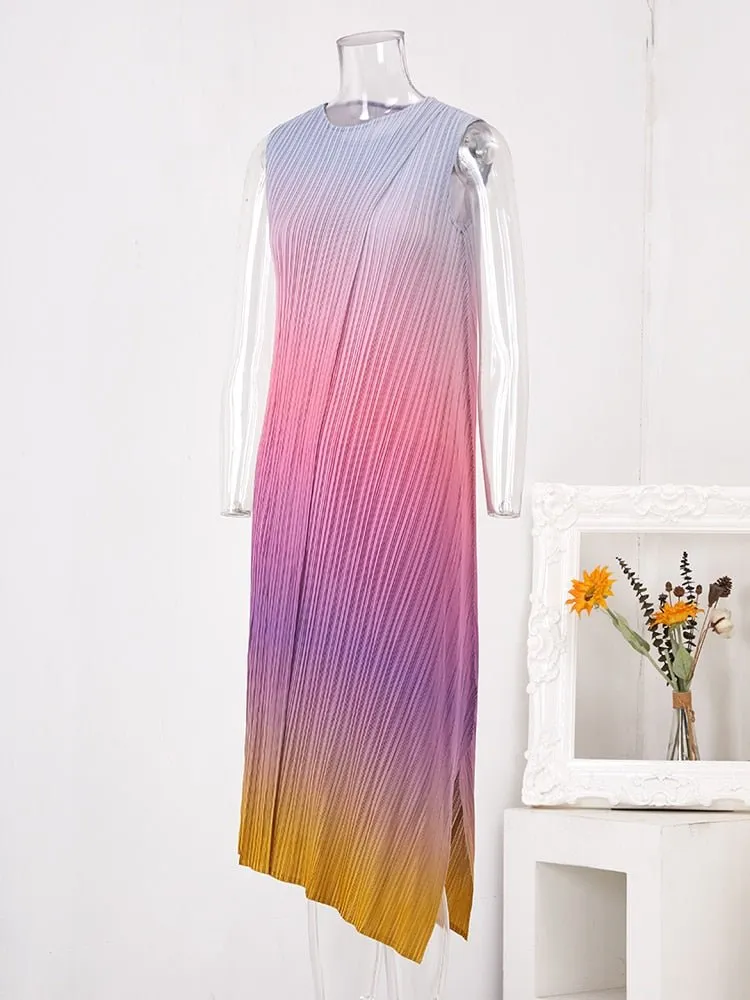 Pre Order:  Gradient Pleated Dress