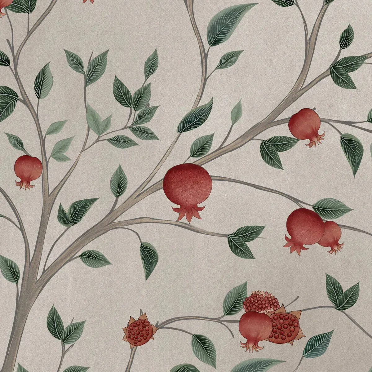 Rang Baag Indian Wallpaper for Homes | Pomegranate