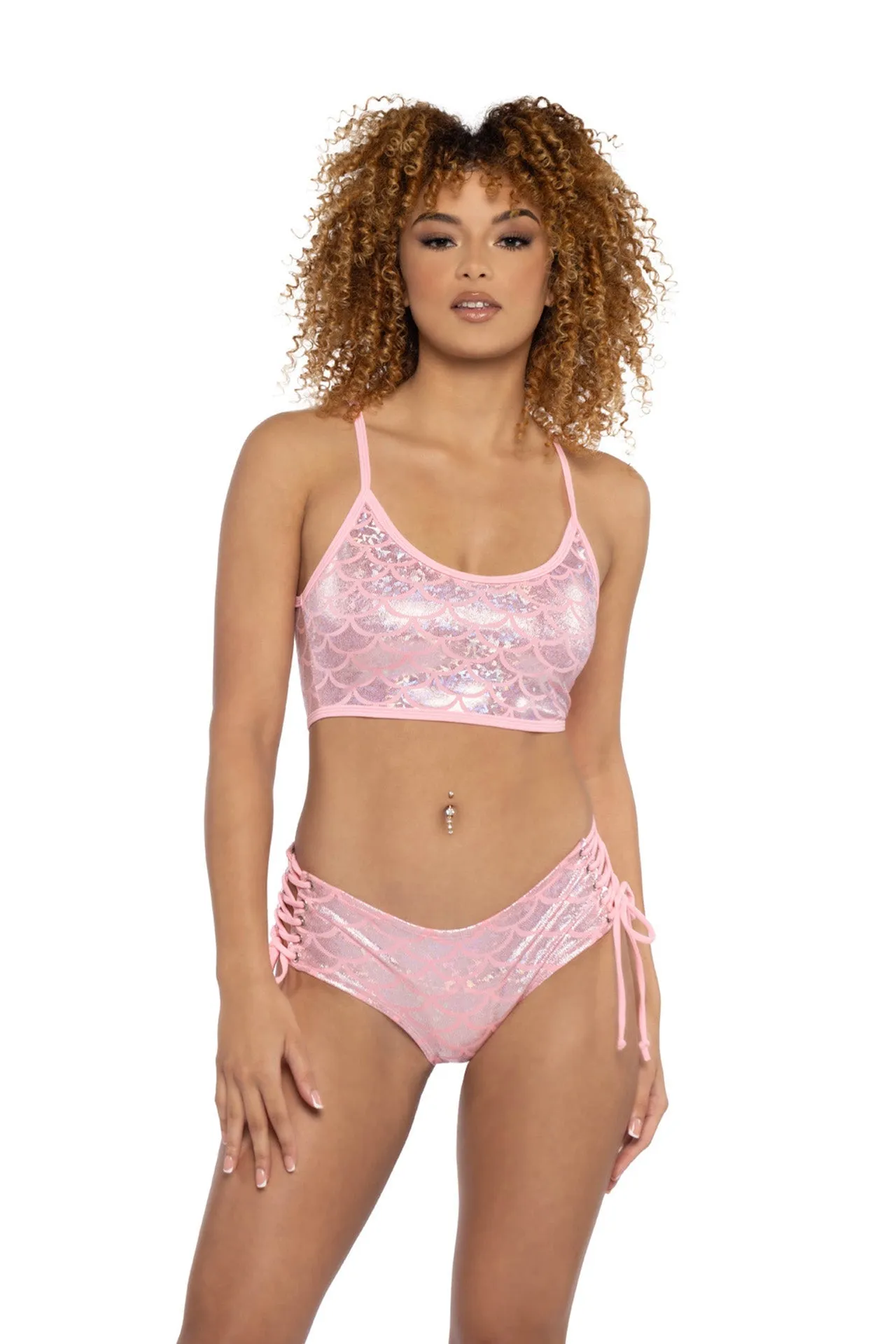 Rave JR122 - Tank Top & Lace-Up Short Set - J. Valentine