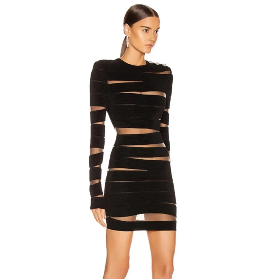 RAYN MINI BLACK DRESS