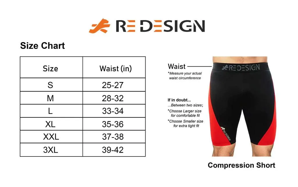 ReDesign Nylon Compression Shorts and Half Tights | Men | KIBI Sports