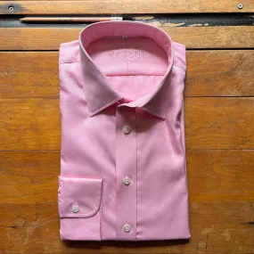 Regent - Ben Shirt - Pink Squares Twill