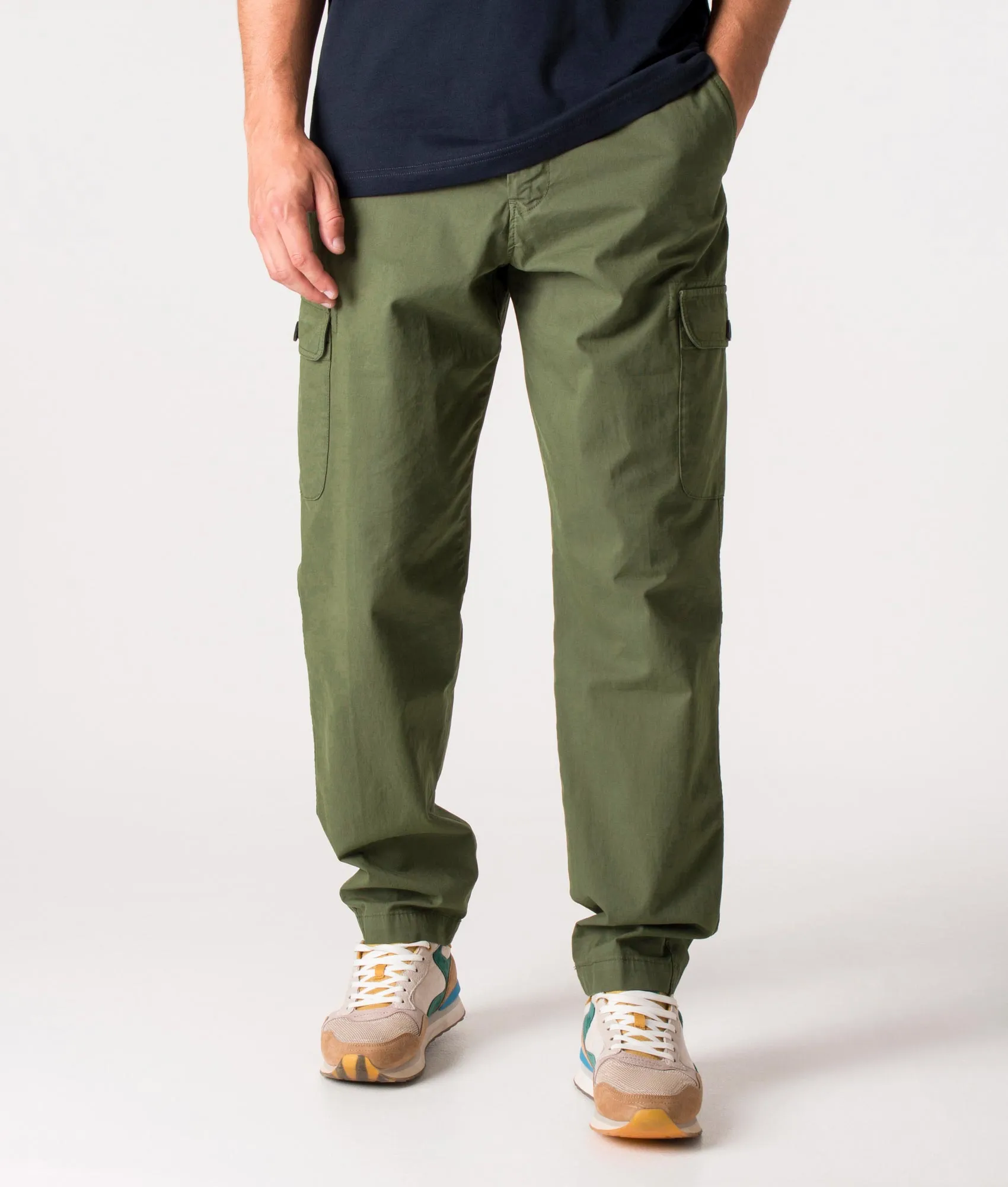 Regular Fit Broad Stripe Zebra Cargo Pants