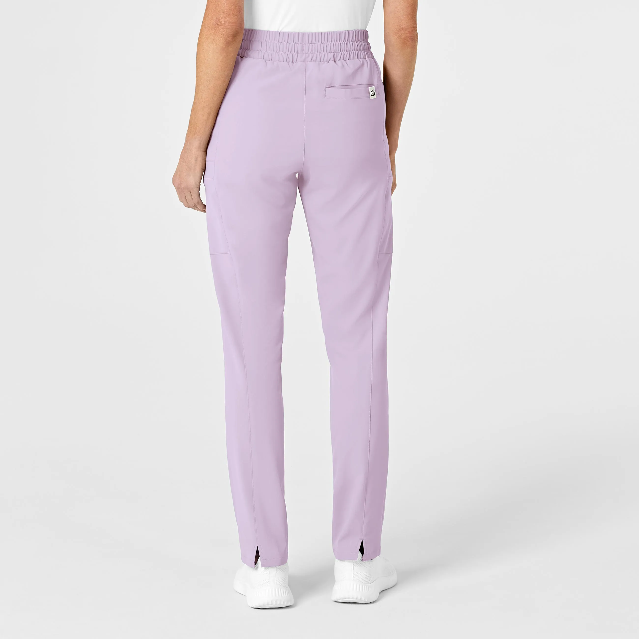 RENEW Women's High Waist Slim Leg Scrub Pant - Pastel Lilac