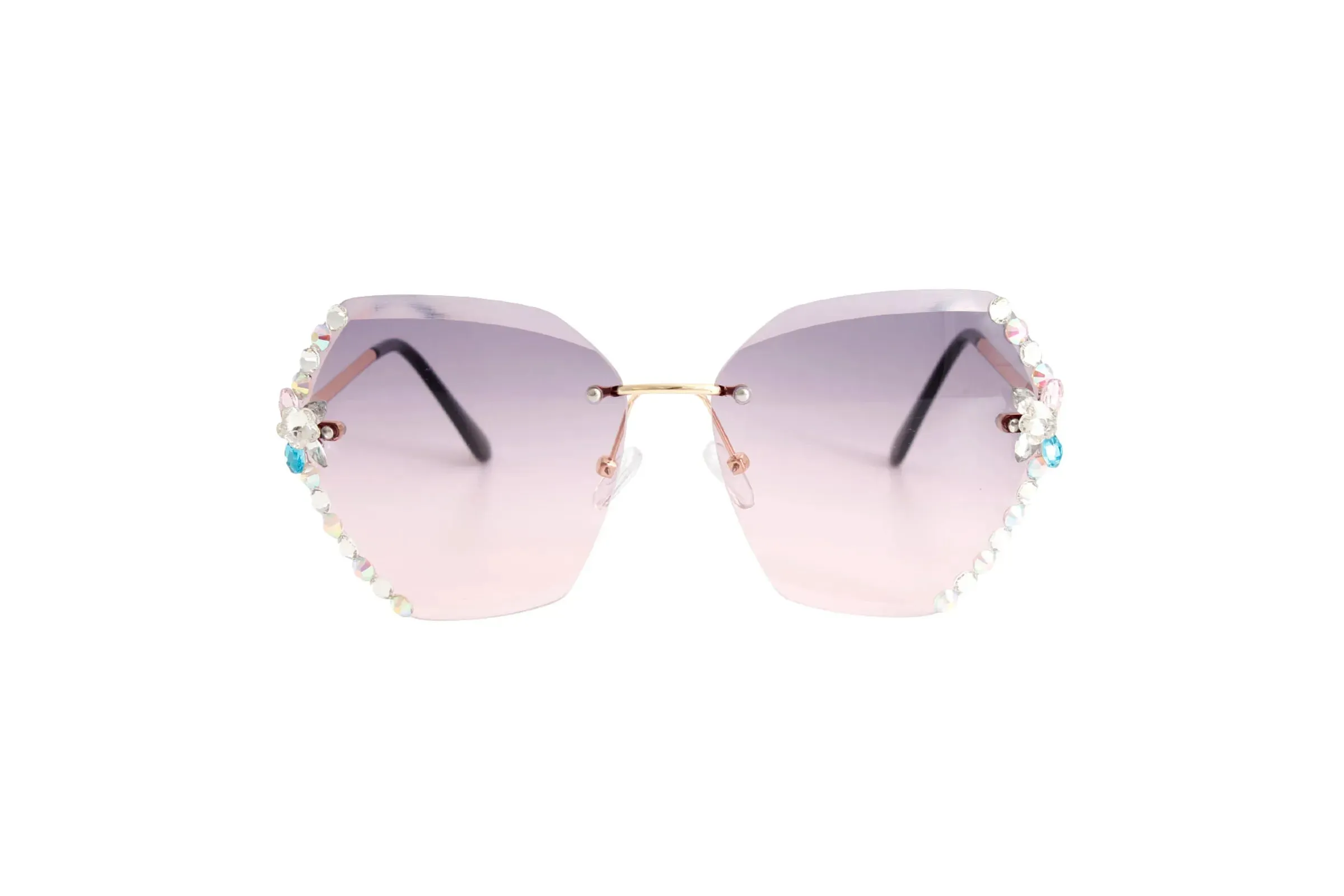 Rhinestone Edge Sunglasses