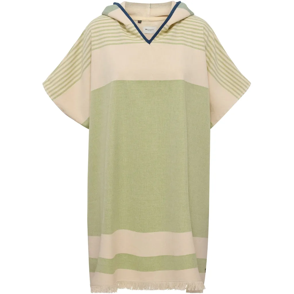 Rinna Poncho - Green Pastel Stripe