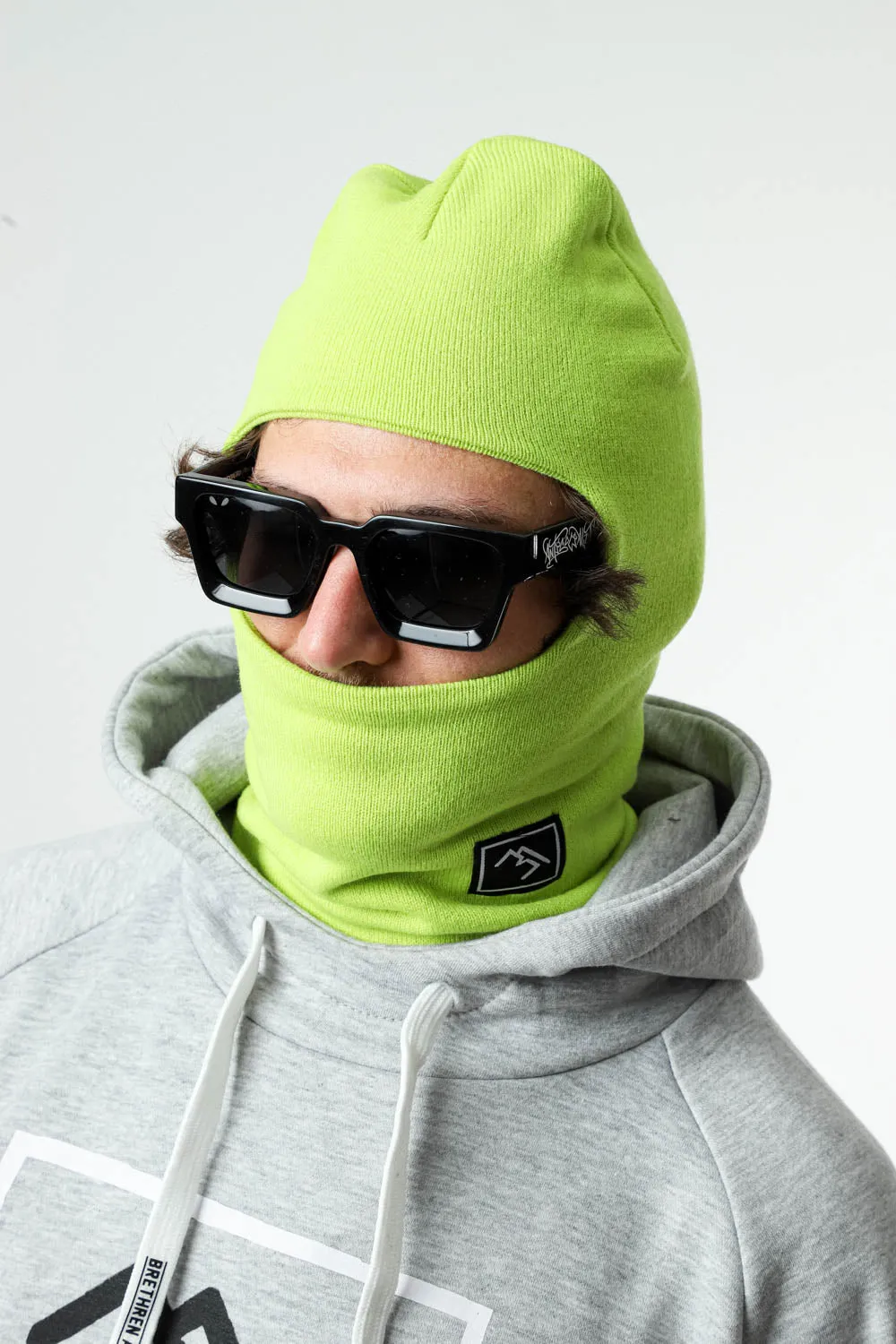 Robbin Hood Balaclava - Voltage Green