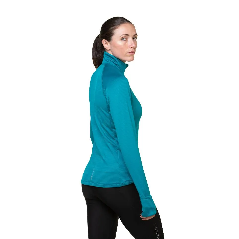 Ronhill Tech Winter Half Zip (Womens) - Marine/Acid