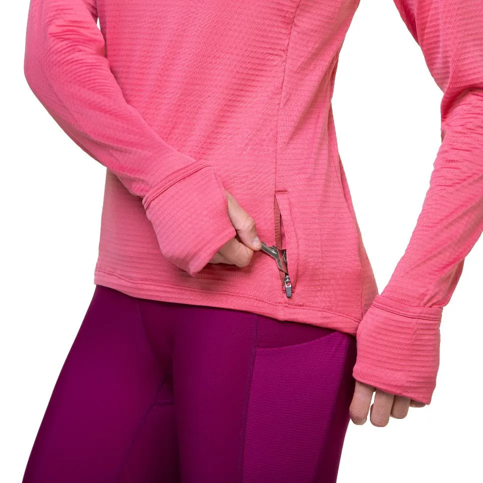 Ronhill Tech Winter Half Zip (Womens) - Salsa/Mango