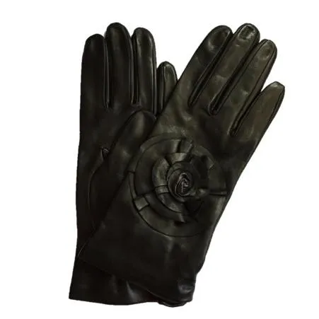 Rose - Women's Silk Lined Leather Gloves