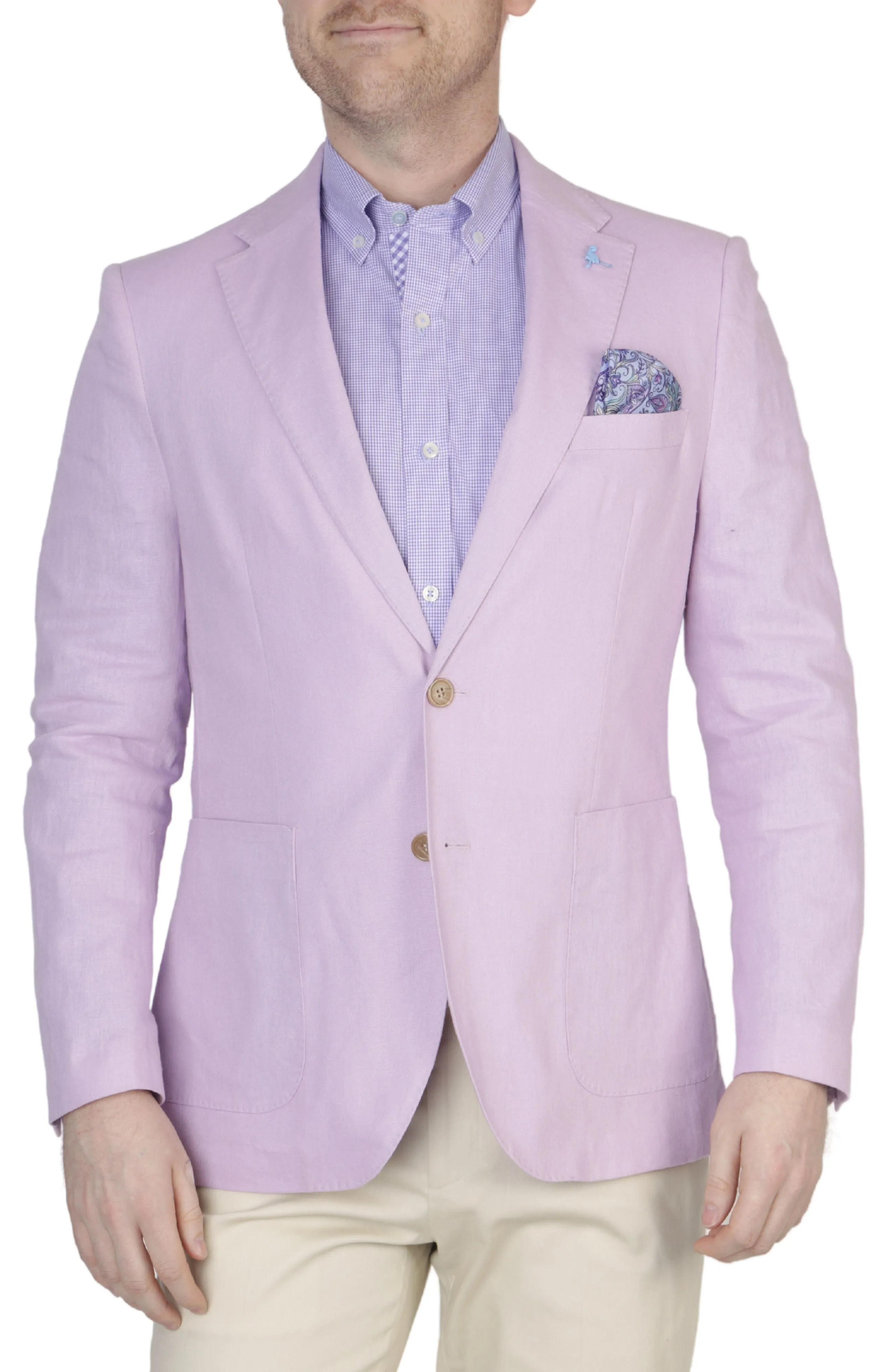 Signature Solid Pastel Linen Sport Coat