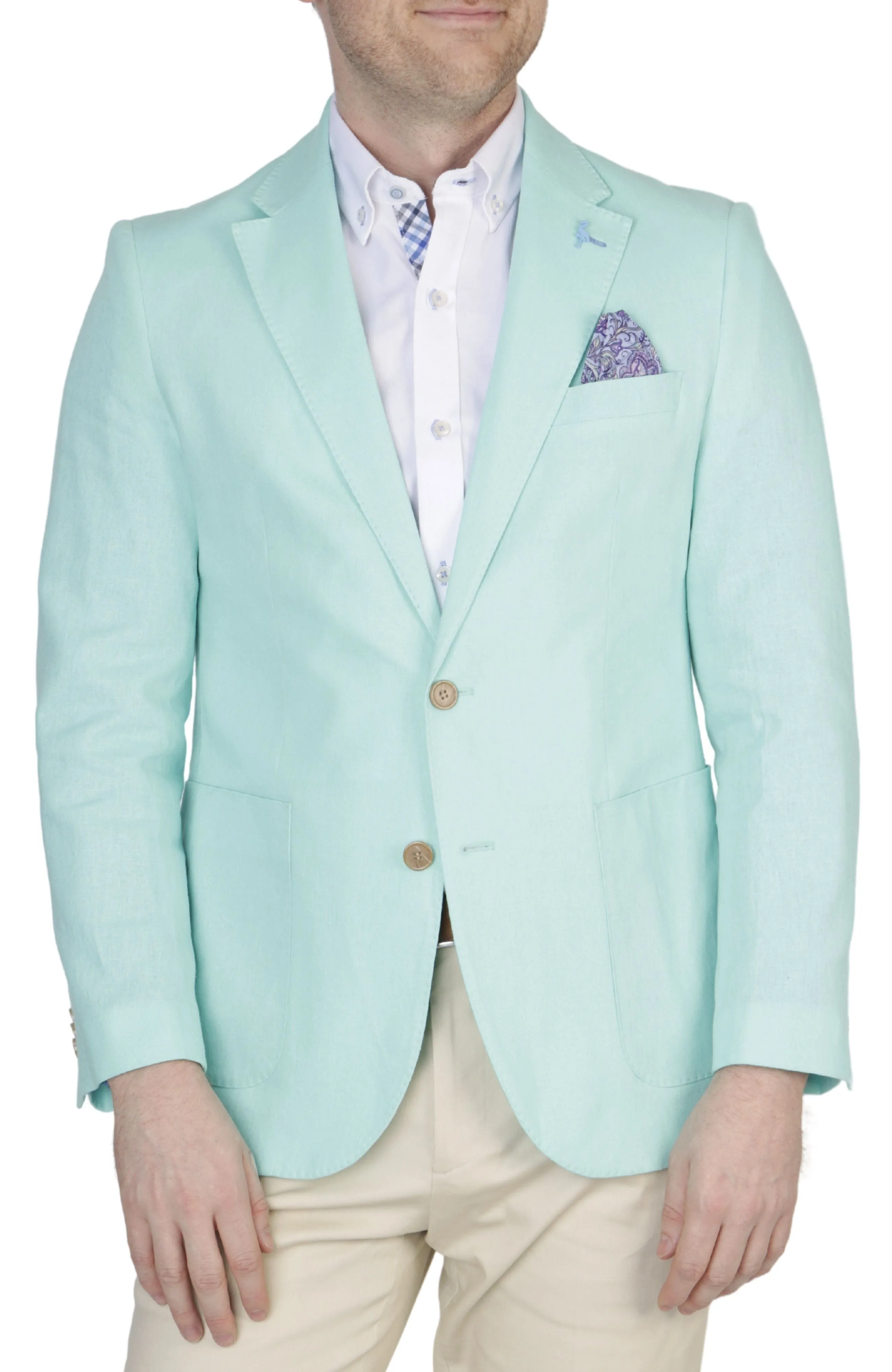 Signature Solid Pastel Linen Sport Coat