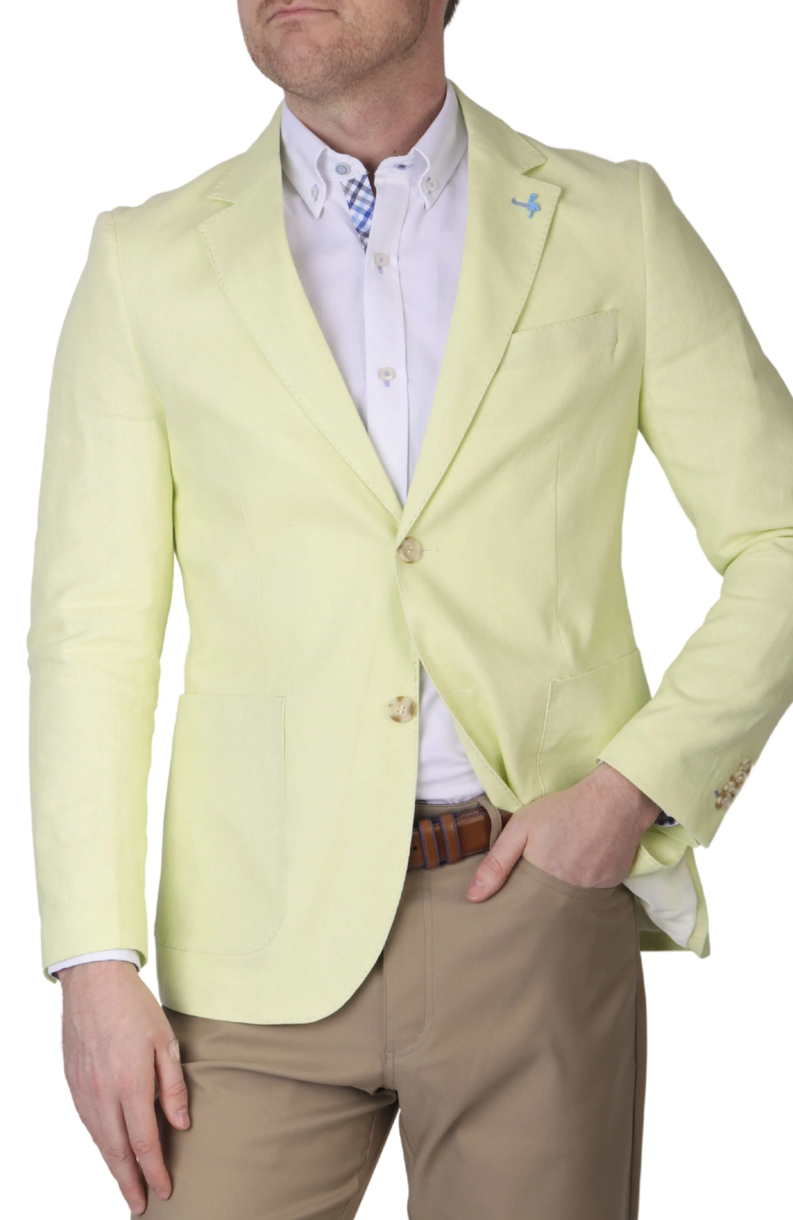 Signature Solid Pastel Linen Sport Coat