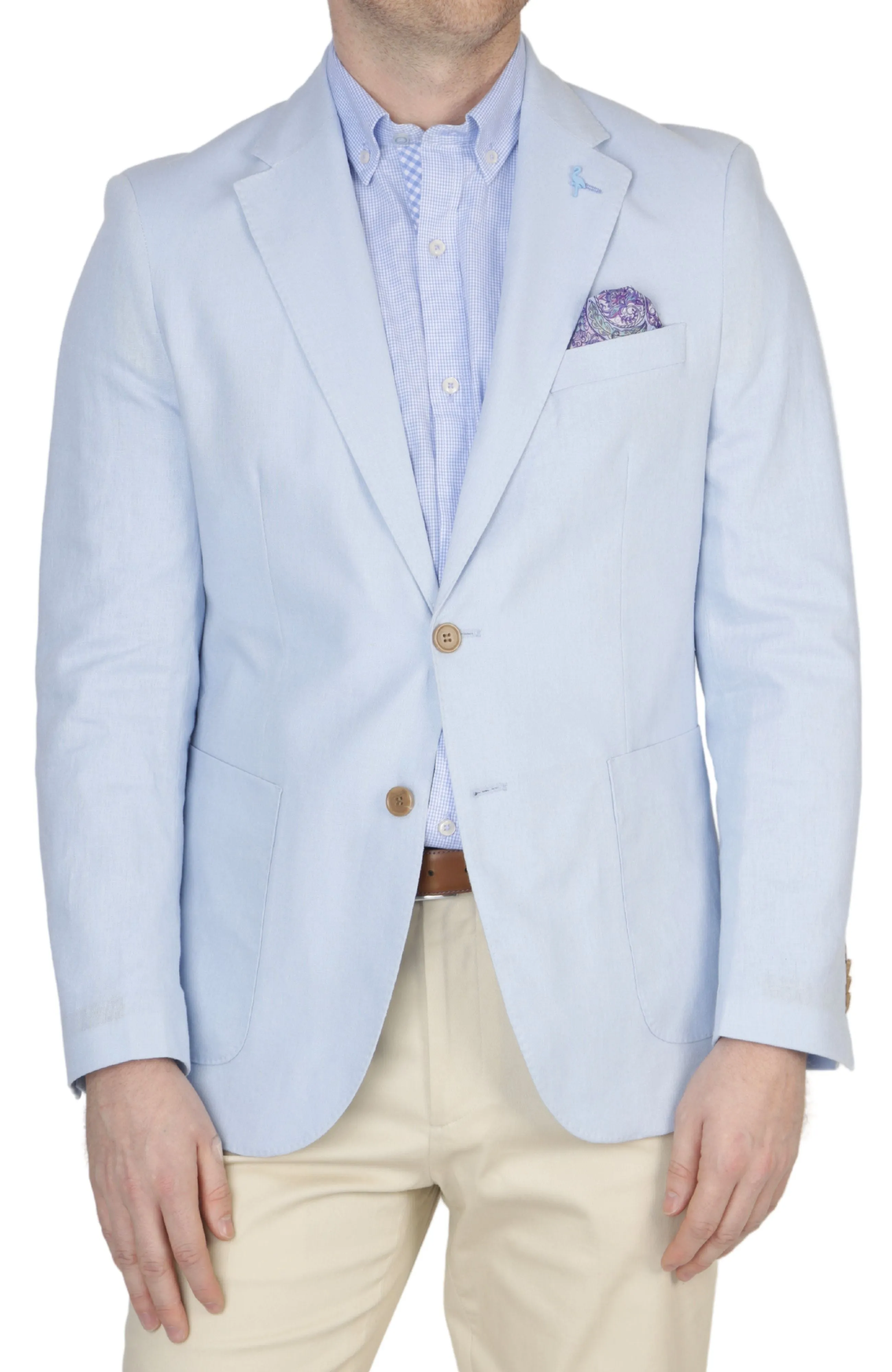 Signature Solid Pastel Linen Sport Coat