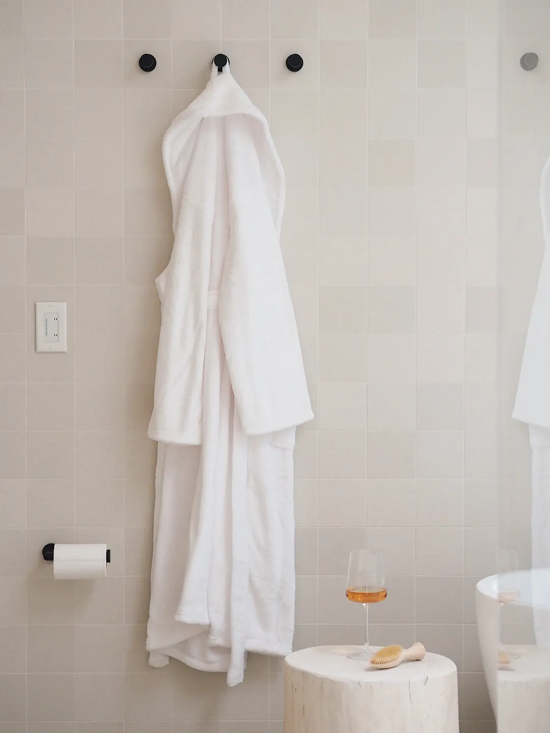 Solace White Fleece Robe