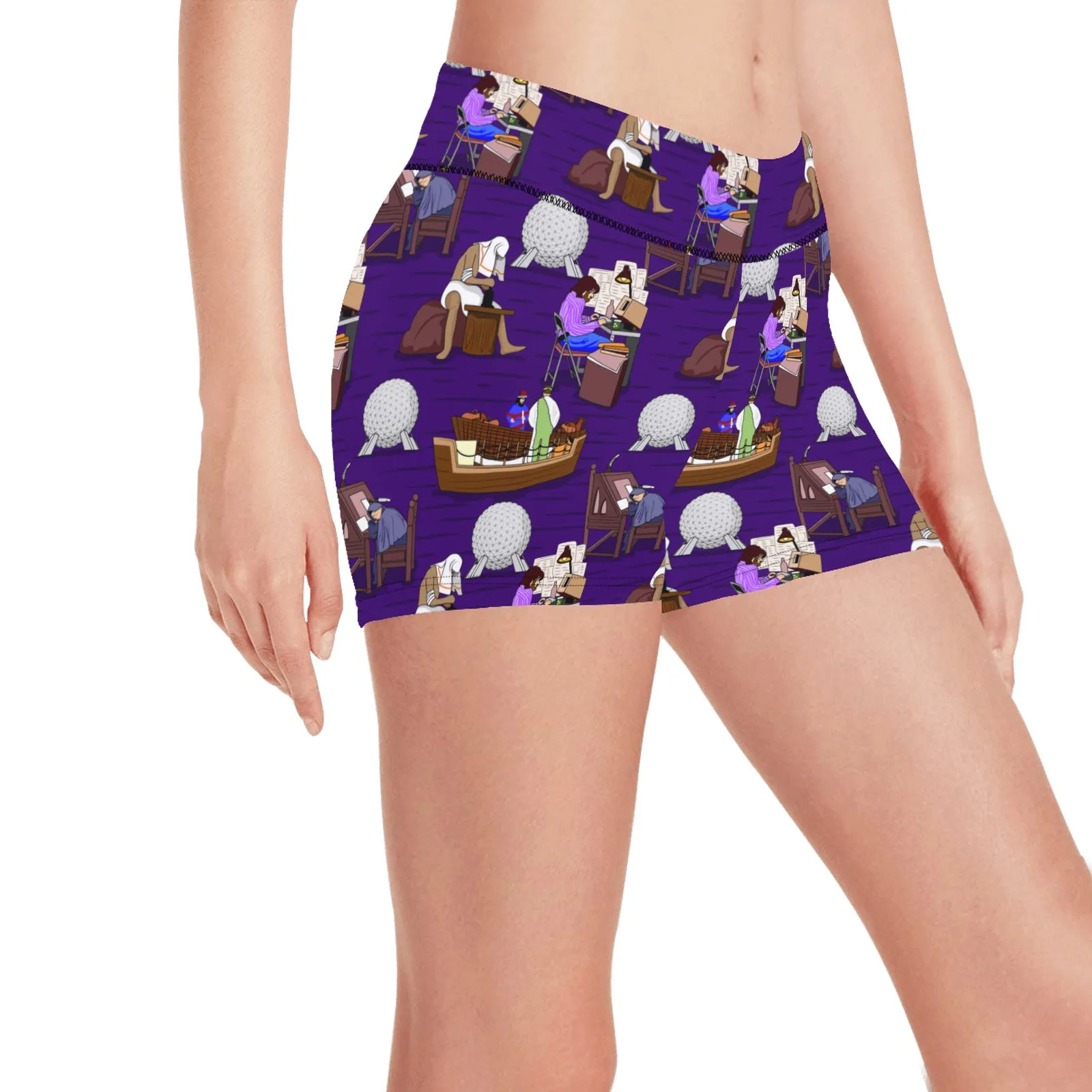 Spaceship Earth Short Leggings