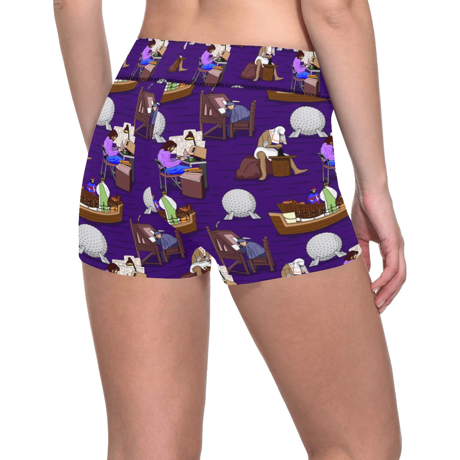 Spaceship Earth Short Leggings