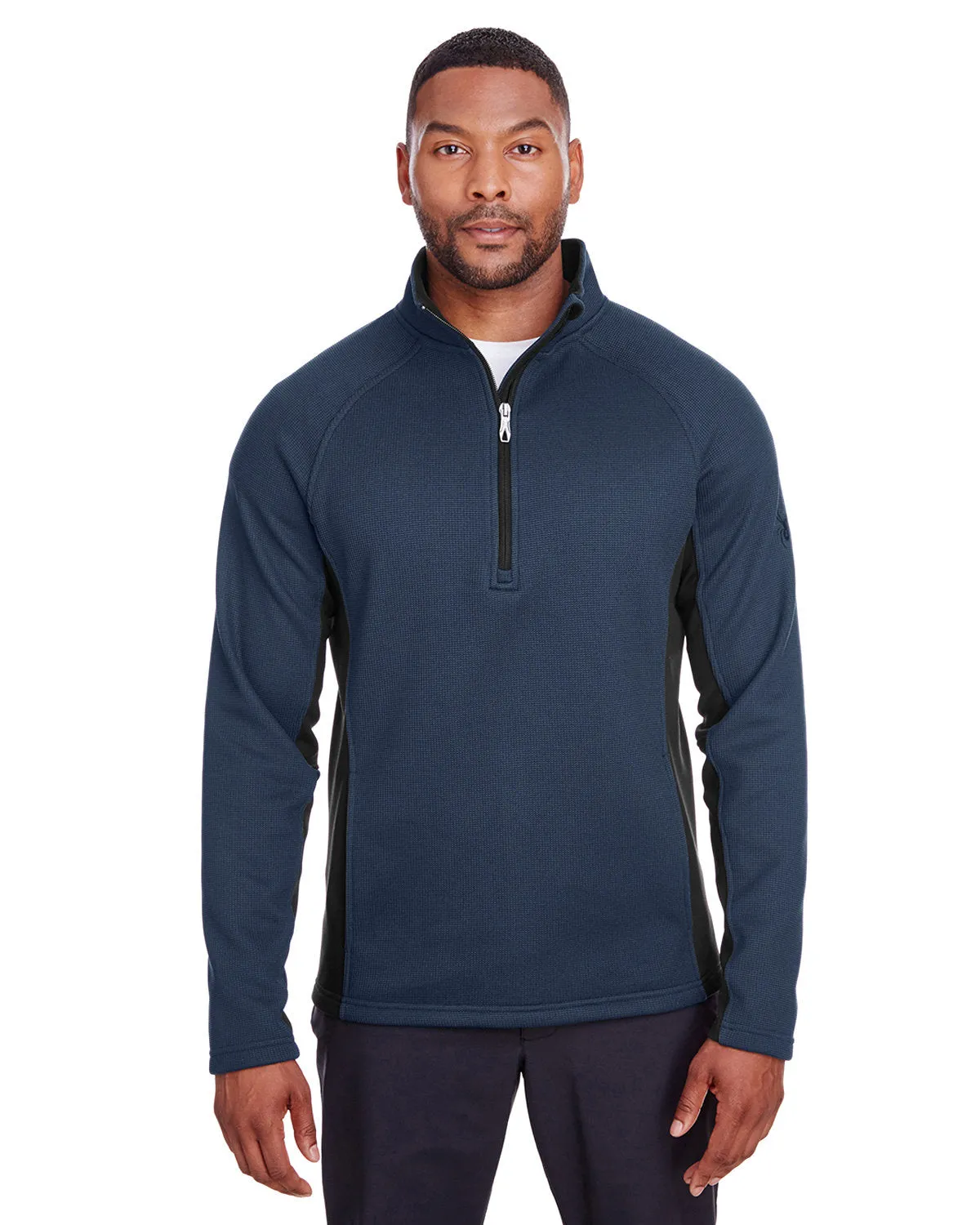 Spyder Constant Half-Zip Sweaters, Frontier/ Black