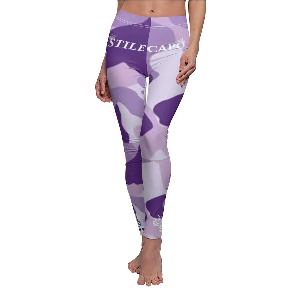 STILE CAPO PURPLE CAMO.QUEEN LEGGINGS.