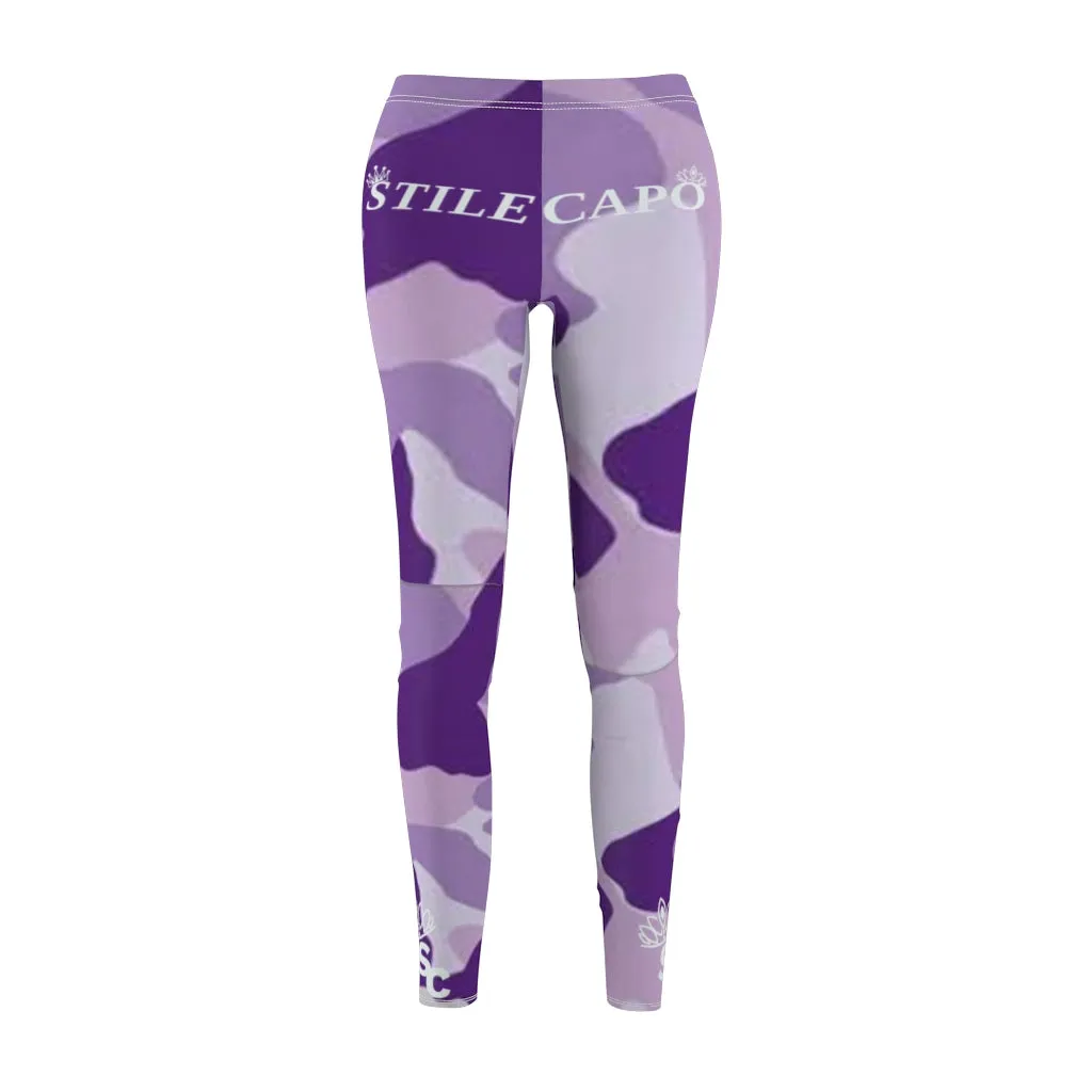 STILE CAPO PURPLE CAMO.QUEEN LEGGINGS.