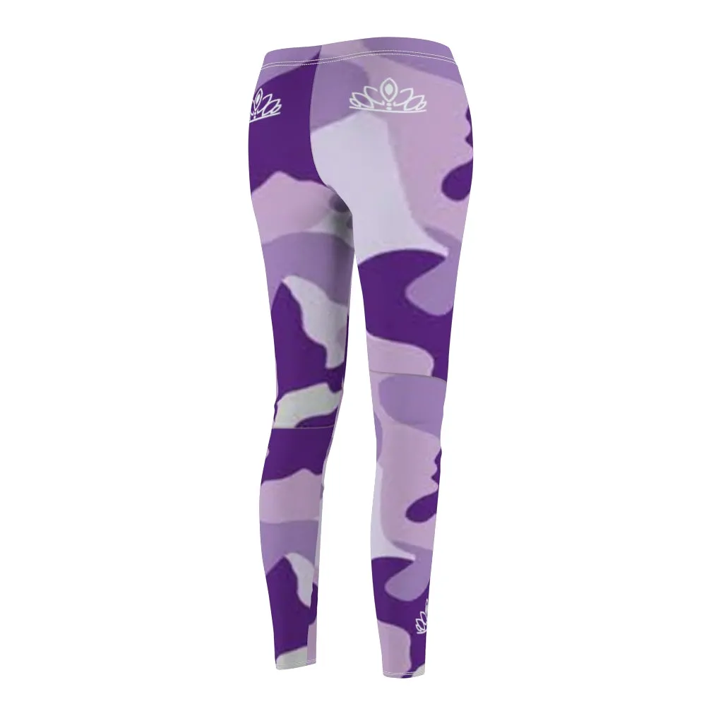 STILE CAPO PURPLE CAMO.QUEEN LEGGINGS.